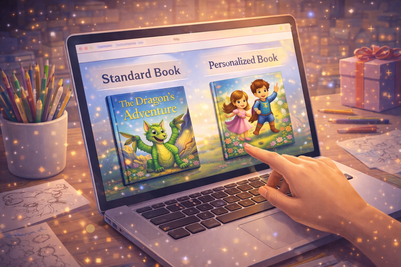 StoryHero AI personalized story generator