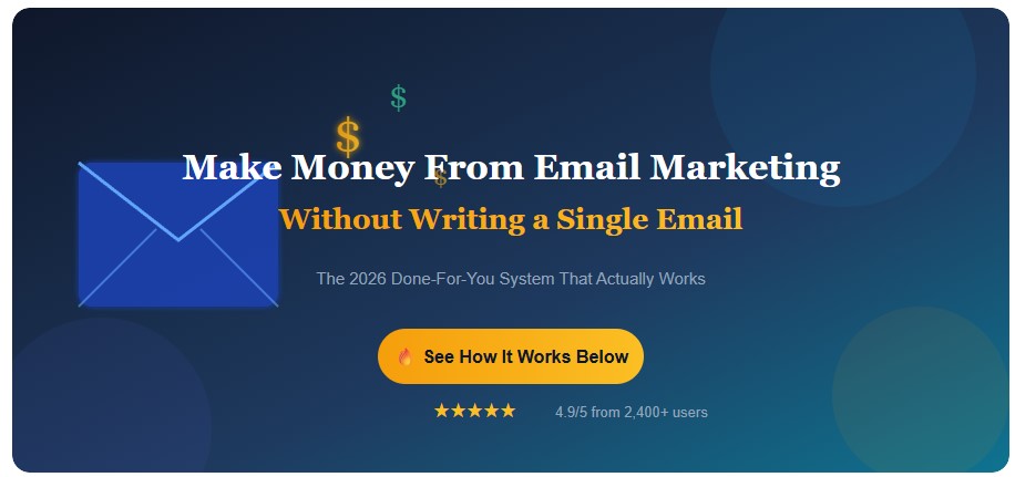 How to make money from email marketing without writing emails