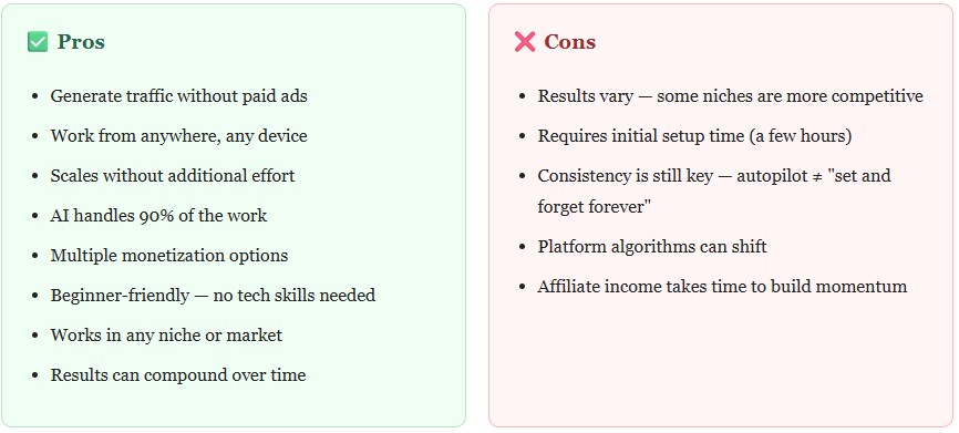 PROS & CONS