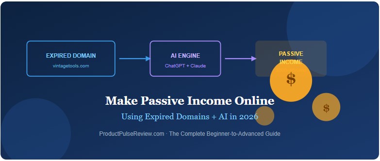 Step-by-step passive income system using expired domains and AI tools in 2026